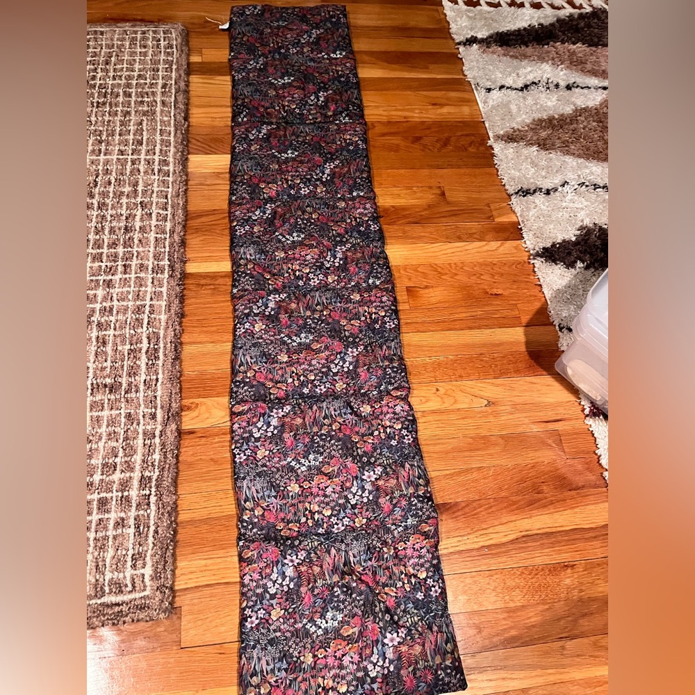 J.Crew Vibrant Floral Padded Extra Long Puffer Scarf/Shawl NEW